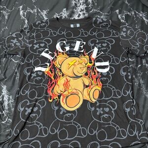 Black Graphic Kids T-Shirt